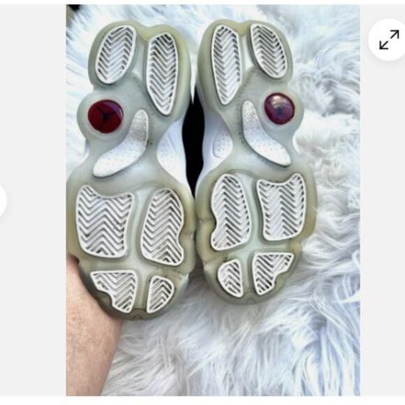 Nike Jordan 6 rings Shoes Kids unisex Size US Kids 13 C Black - Picture 8 of 12